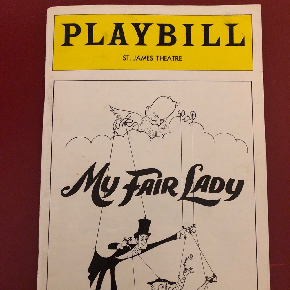 1976 MY FAIR LADY St. JAMES Theatre Playbill
